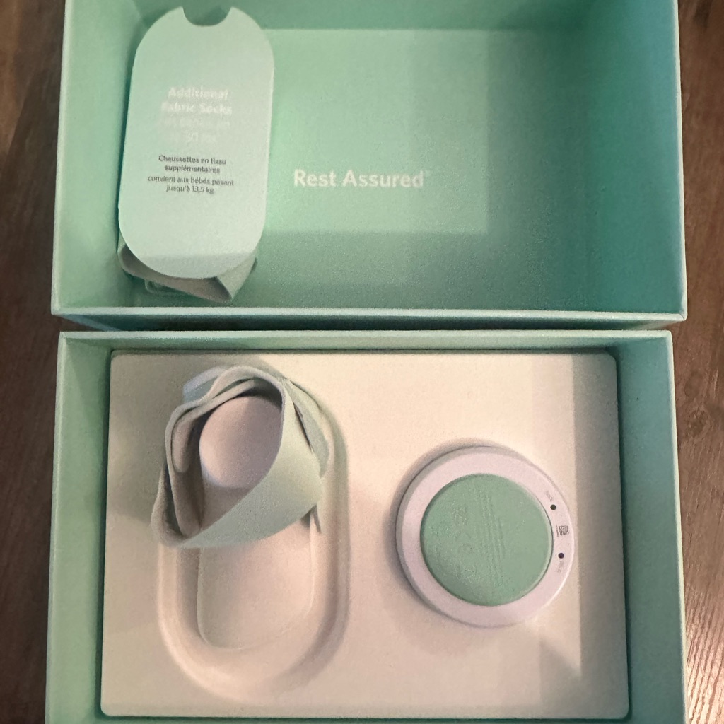 Mint Green Owlet Baby Monitor Set